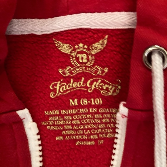 Red zip up - Picture 2 of 2